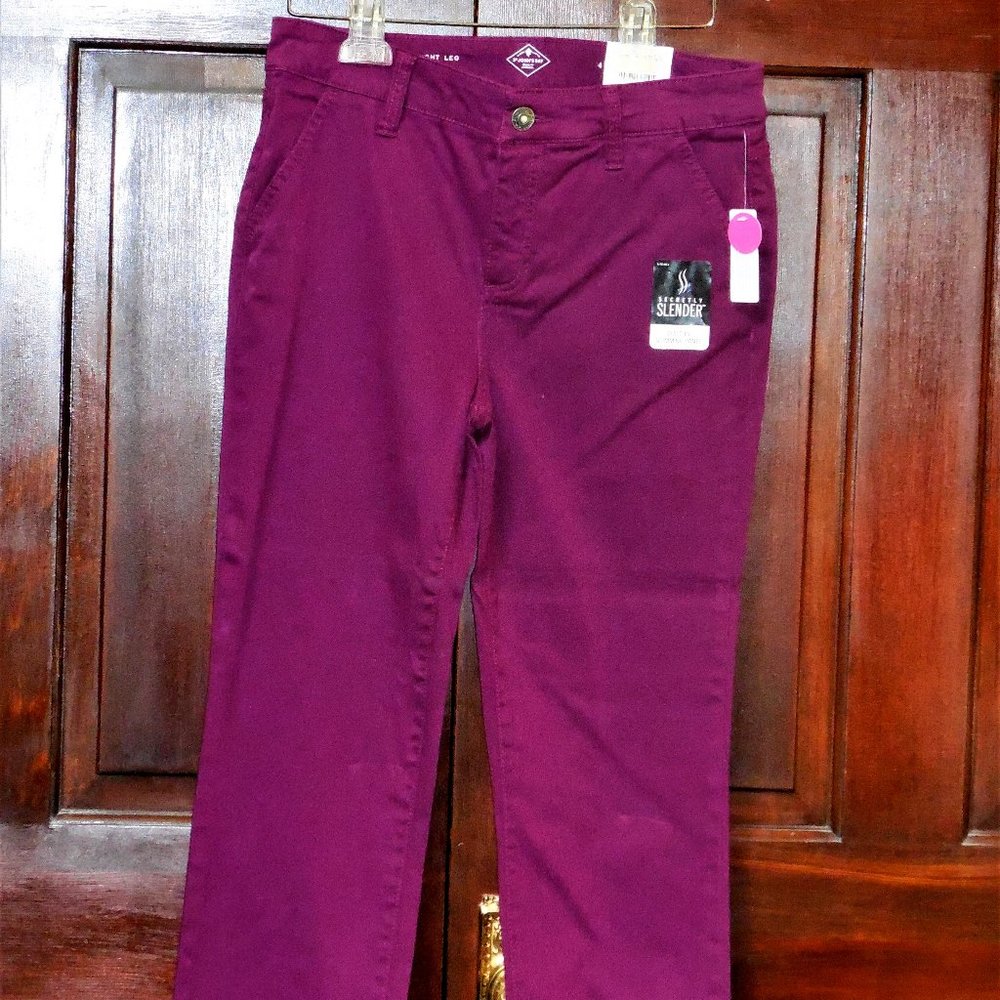Straight Leg Jeans  Brushed Cotton Secretly Slender